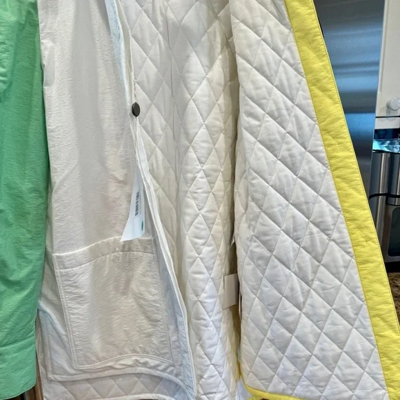 NWT Loewe Padded Overshirt Multicolored Jacket Leather Collar Over shir multi​
